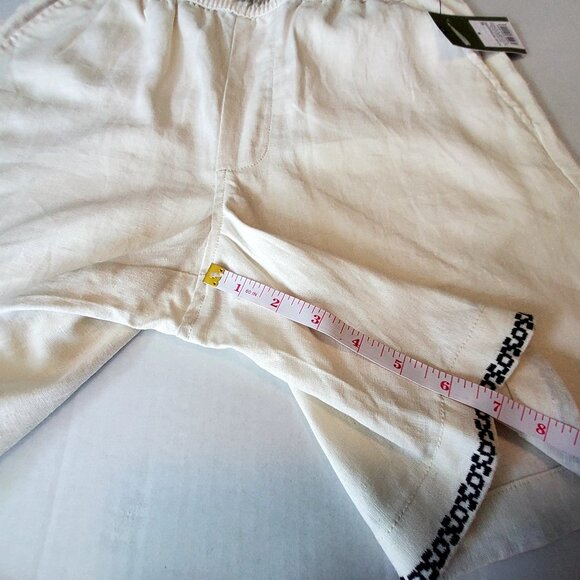 Goodfellow & Co Beige Linen-Blend Vacay Collection Pull-On Shorts 7" Inseam Sz S - Picture 5 of 11